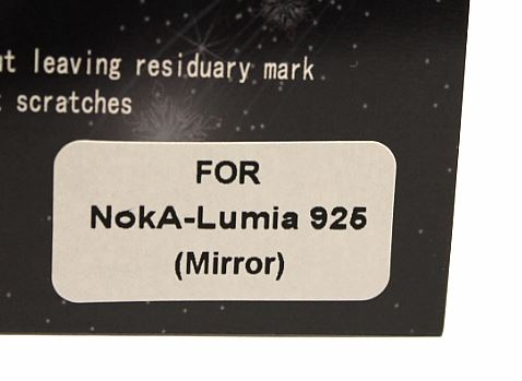 Skrmbeskyttelse med spejlfunktion Nokia Lumia 925