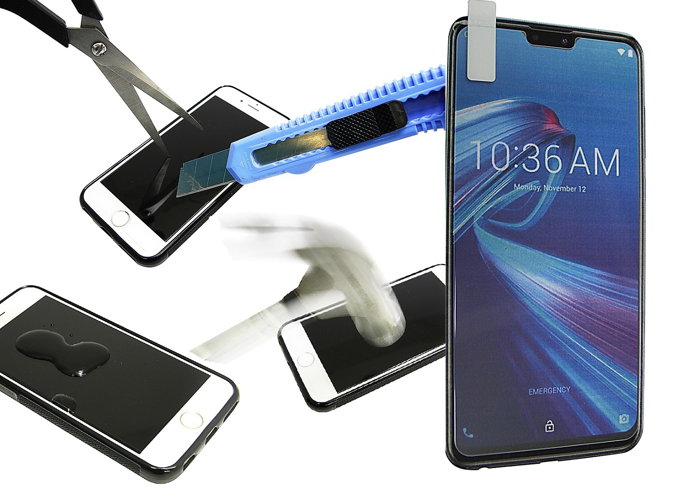 Product Image for Glasbeskyttelse Asus Zenfone Max Pro M2 (ZB631KL)