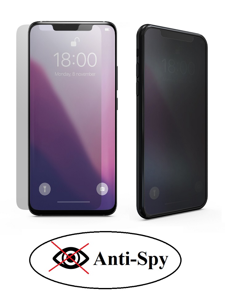 Privacy Skrmbeskytter i hrdet glas iPhone 7/8/SE 2nd/3rd Gen