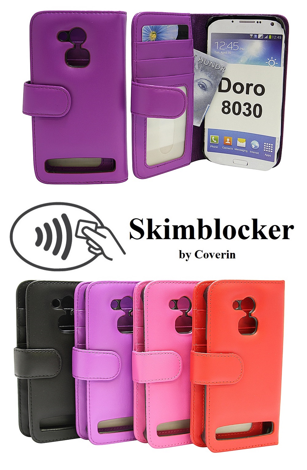 Skimblocker Mobiltaske Doro 8030