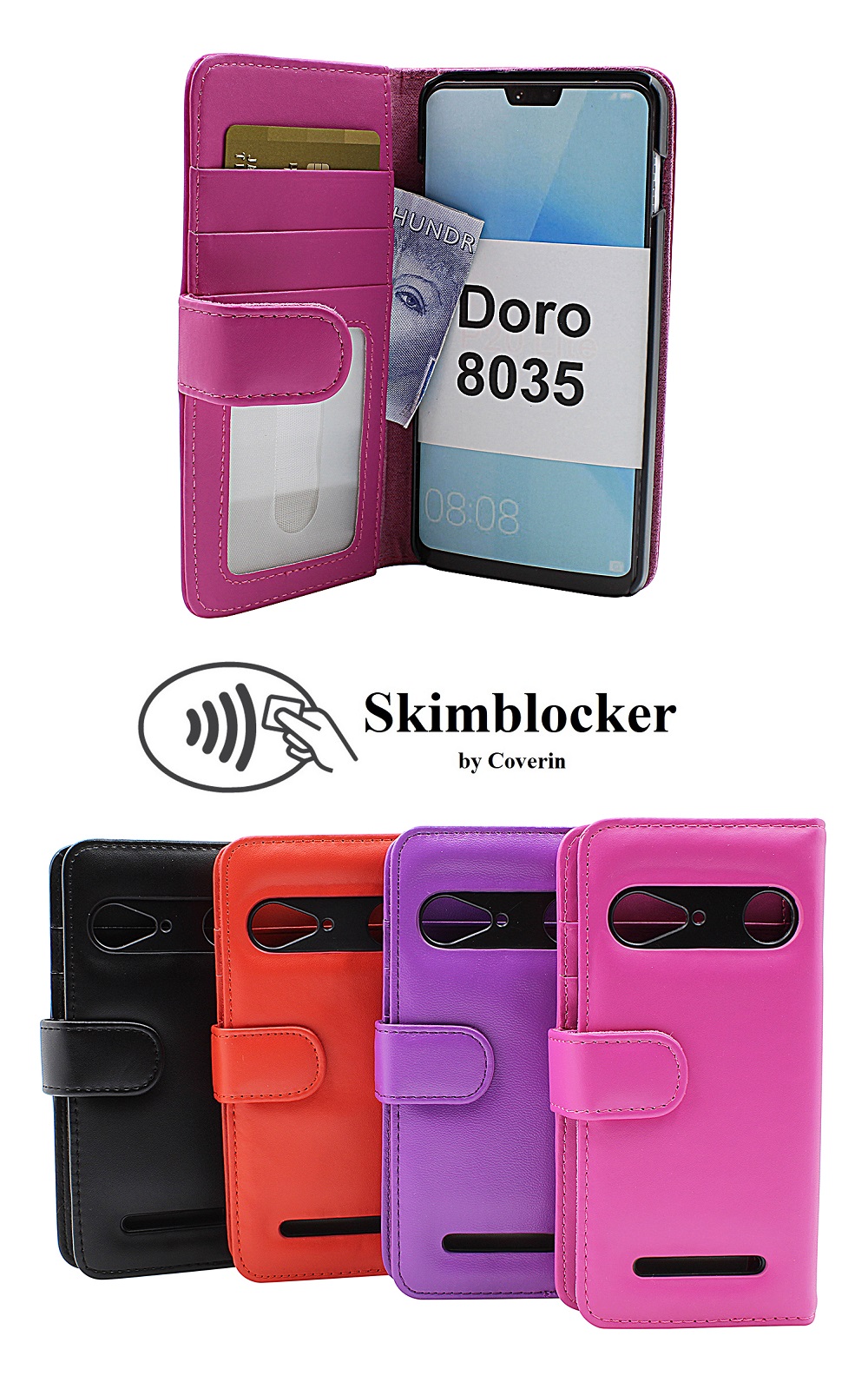 Skimblocker Mobiltaske Doro 8035