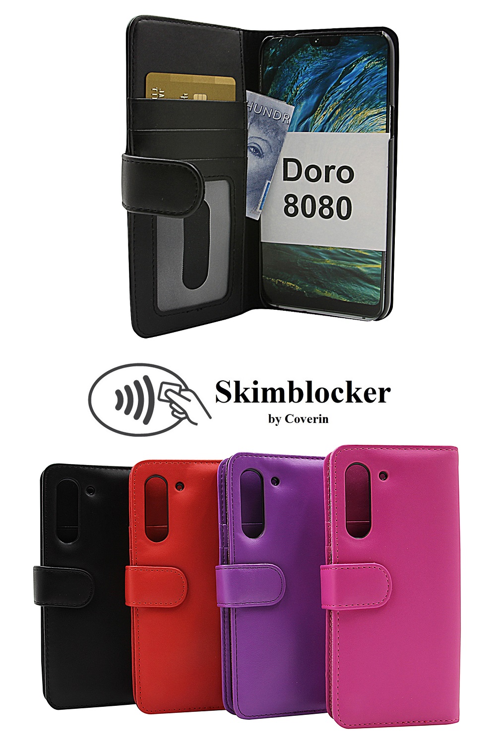 Skimblocker Mobiltaske Doro 8080