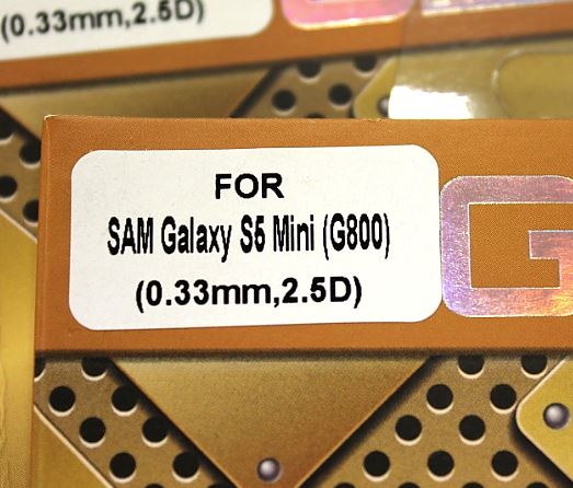 Glasbeskyttelse Samsung Galaxy S5 Mini (G800F)