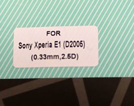 Glasbeskyttelse Sony Xperia E1 (D2005)