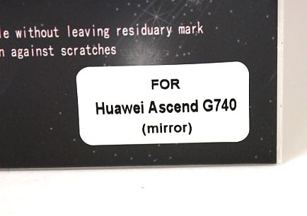 Skrmbeskyttelse med spejlfunktion Huawei Ascend G740