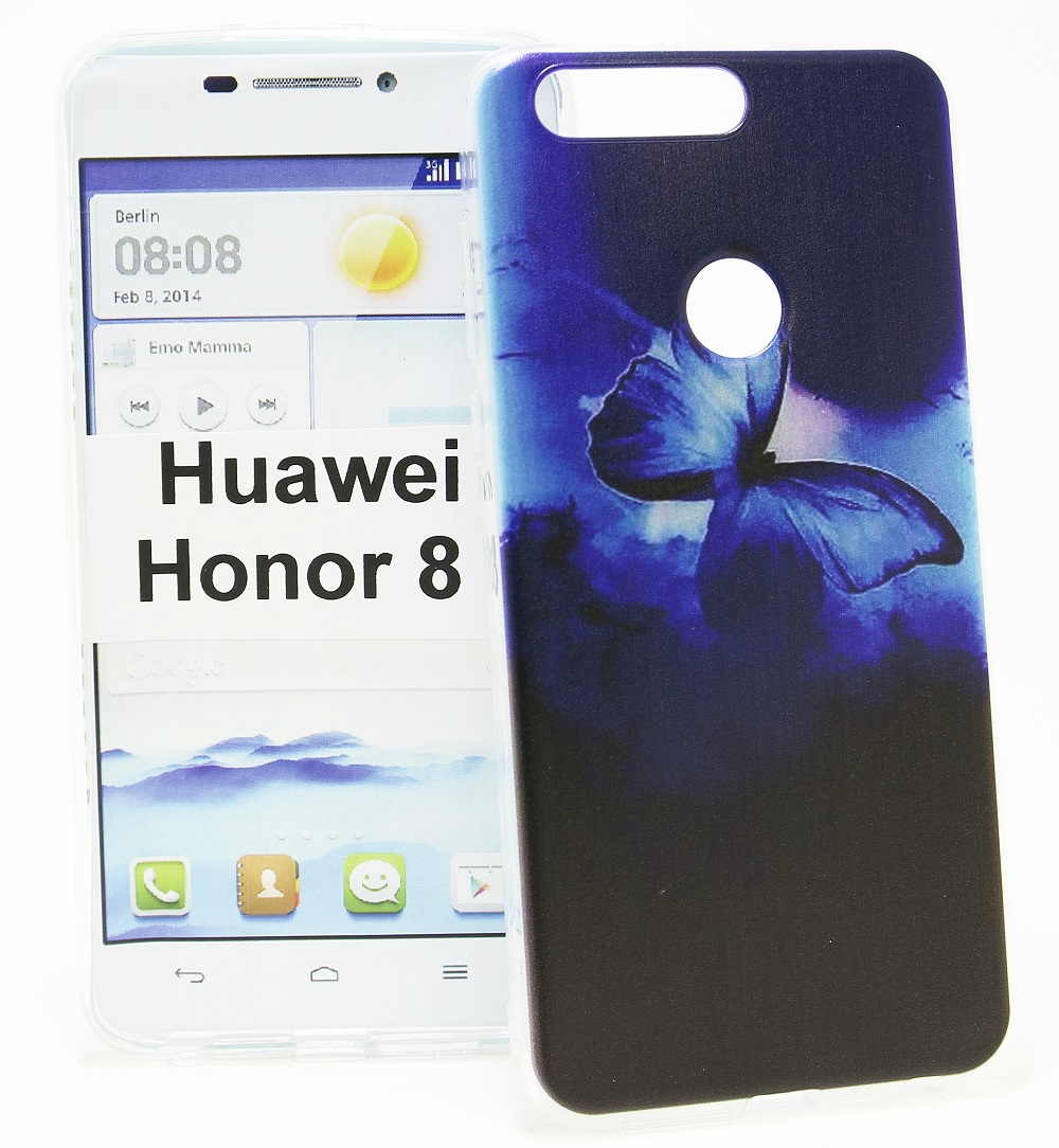 TPU Designcover Huawei Honor 8