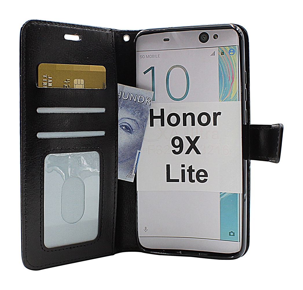 Crazy Horse Wallet Huawei Honor 9X Lite