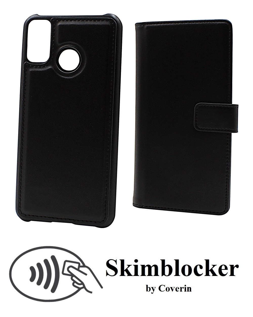 Skimblocker Magnet Wallet Huawei Honor 9X Lite