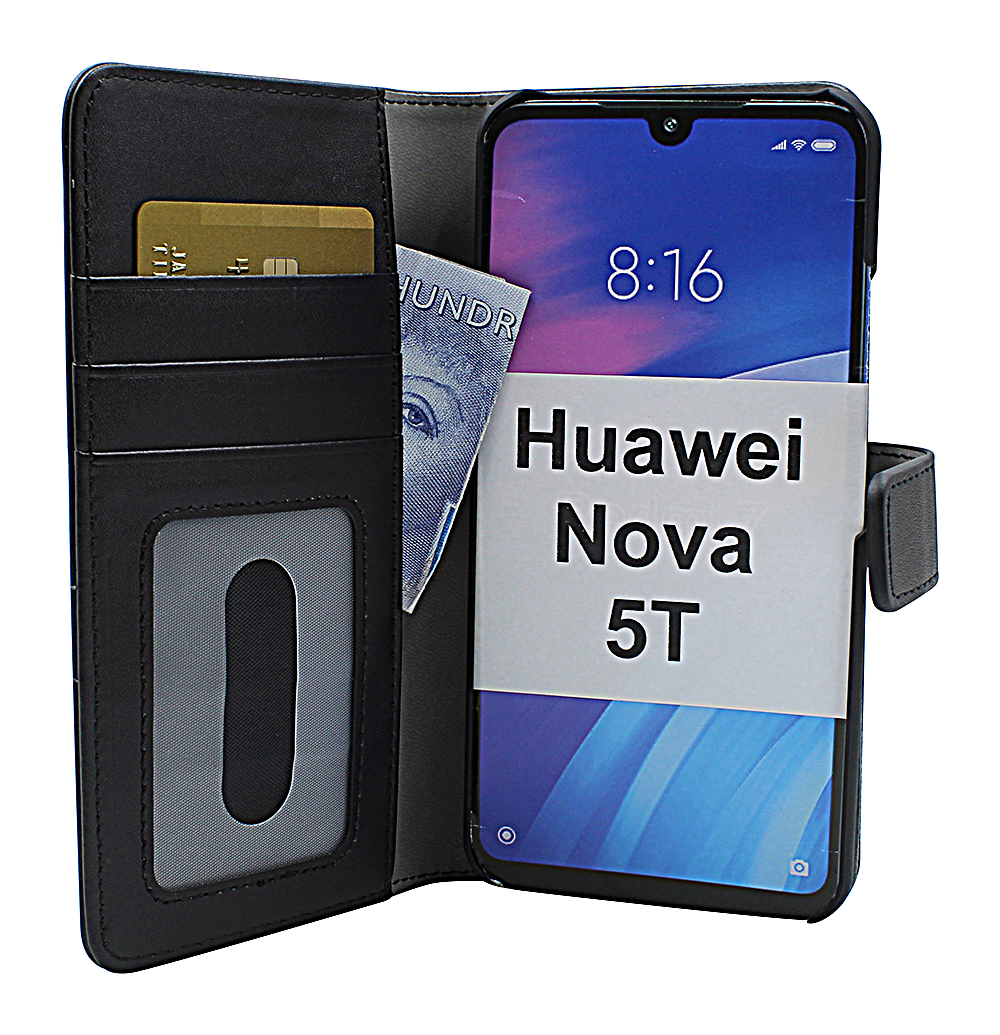 Skimblocker Magnet Wallet Huawei Nova 5T