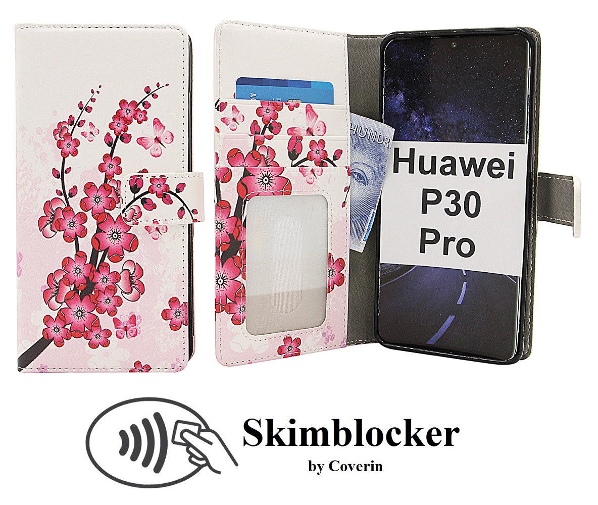 Skimblocker Magnet Designwallet Huawei P30 Pro (VOG-L29)
