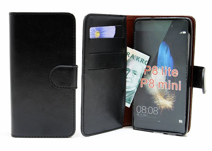 Crazy Horse Magnet Wallet Huawei P8 Lite