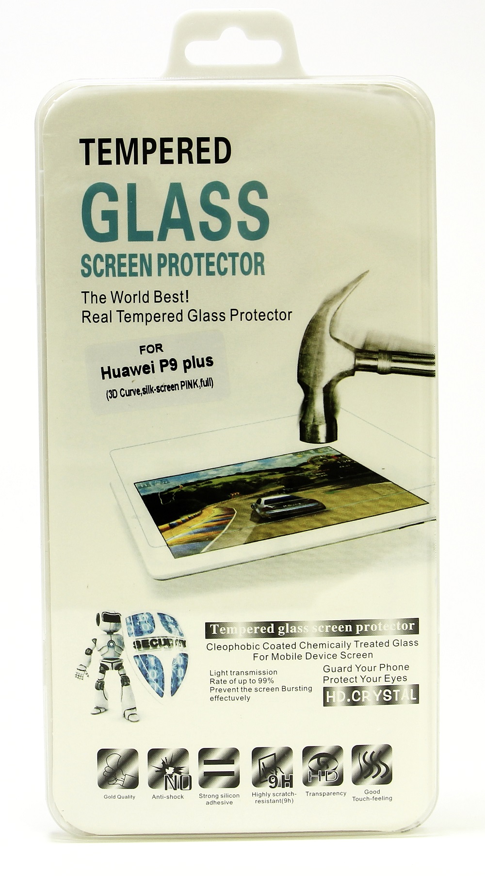 Full Frame Glasbeskyttelse Huawei P9 Plus