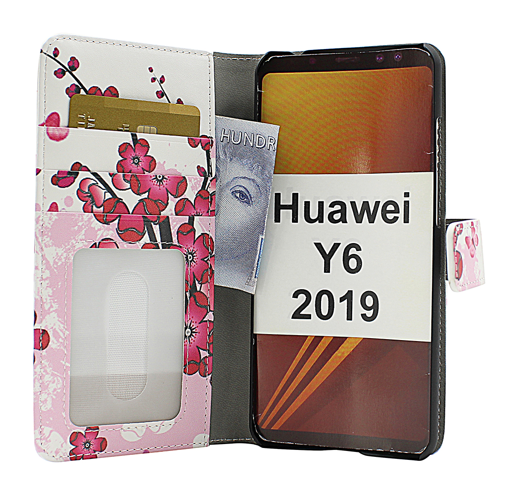 Skimblocker Magnet Designwallet Huawei Y6 2019