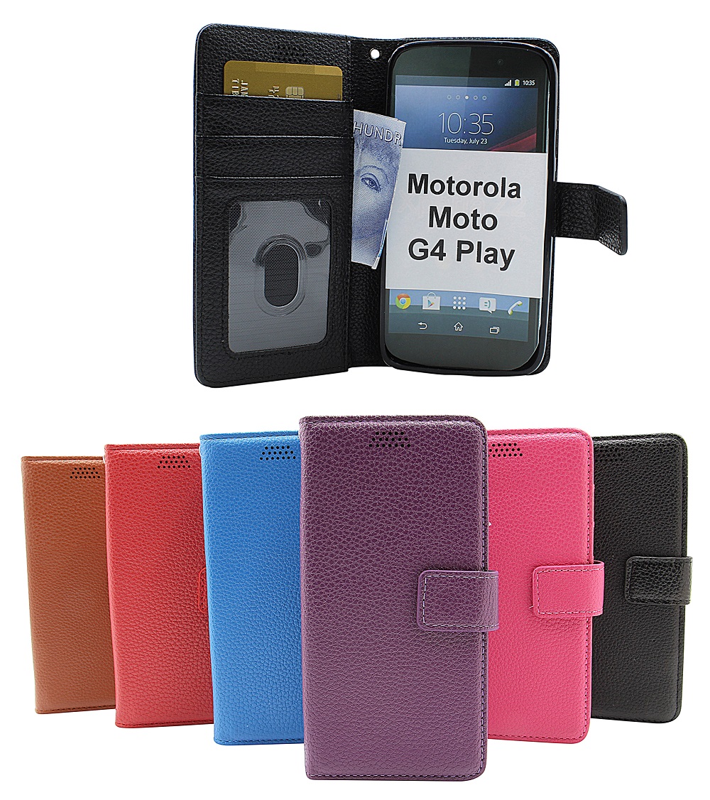 New Standcase Wallet Motorola Moto G4 Play