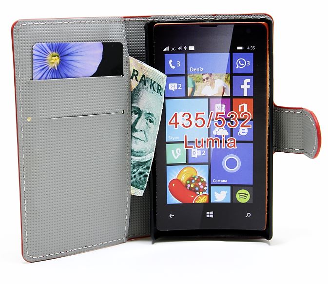 Standcase Designwallet Microsoft Lumia 532