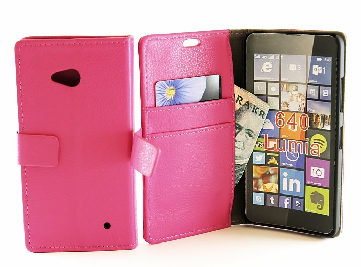 Standcase wallet Microsoft Lumia 640 LTE