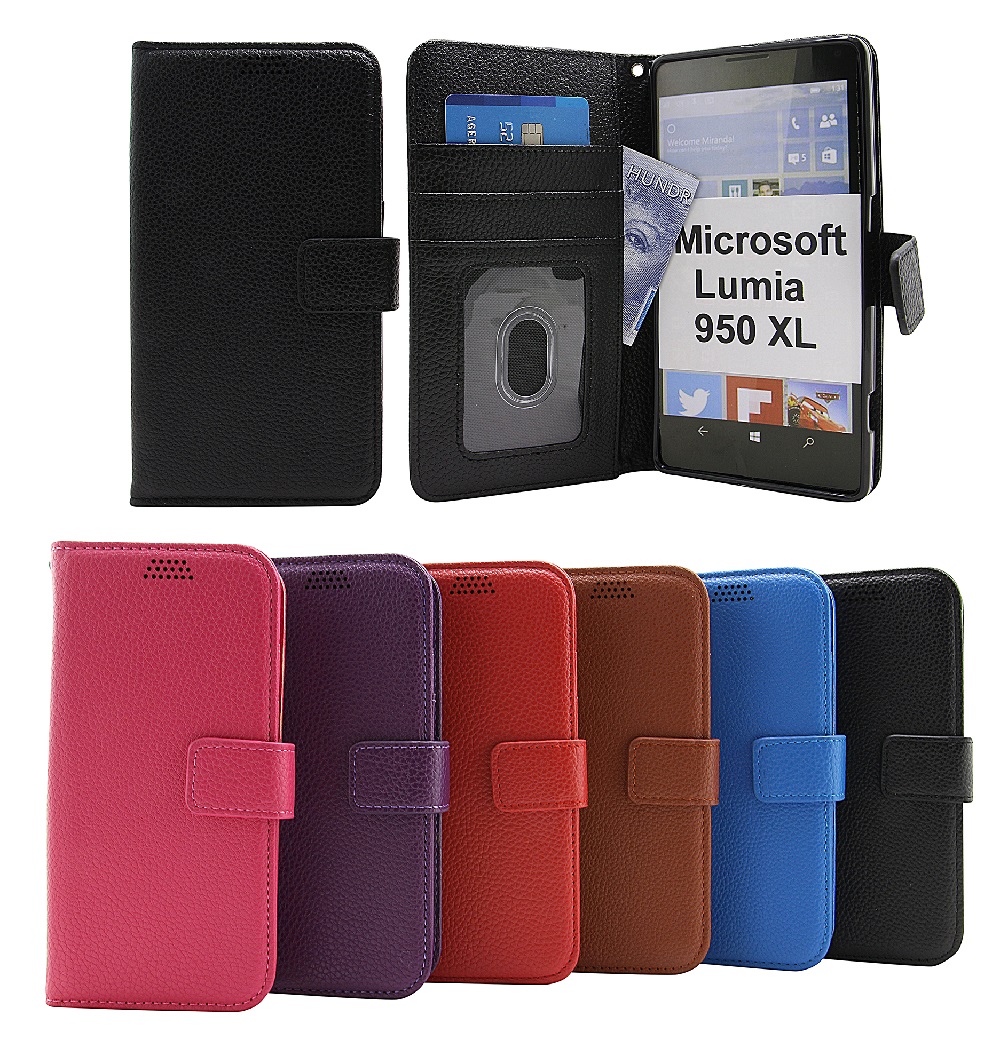 New Standcase Wallet Microsoft Lumia 950 XL