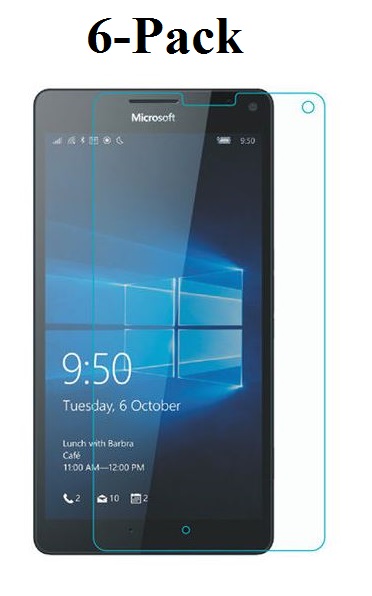 6-Pack Skrmbeskyttelse Microsoft Lumia 950 XL