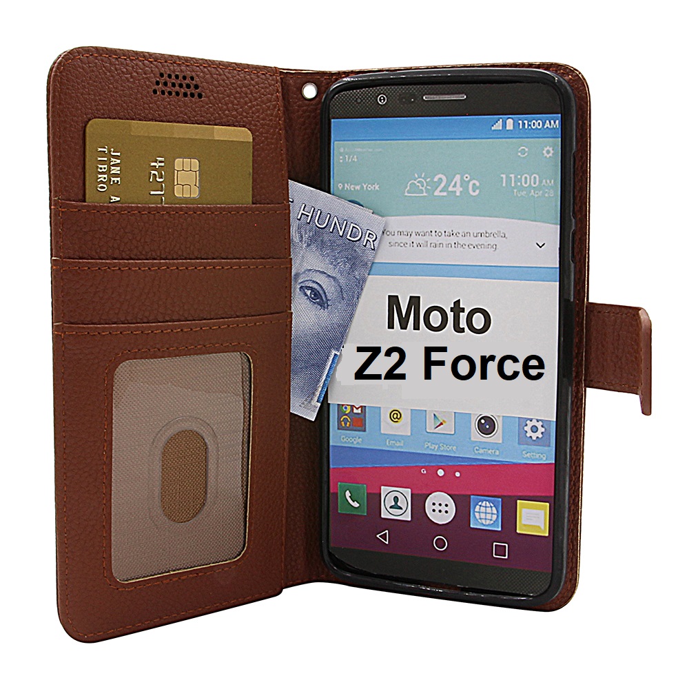New Standcase Wallet Moto Z2 Forze