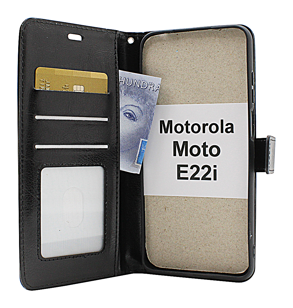 Crazy Horse Wallet Motorola Moto E22i