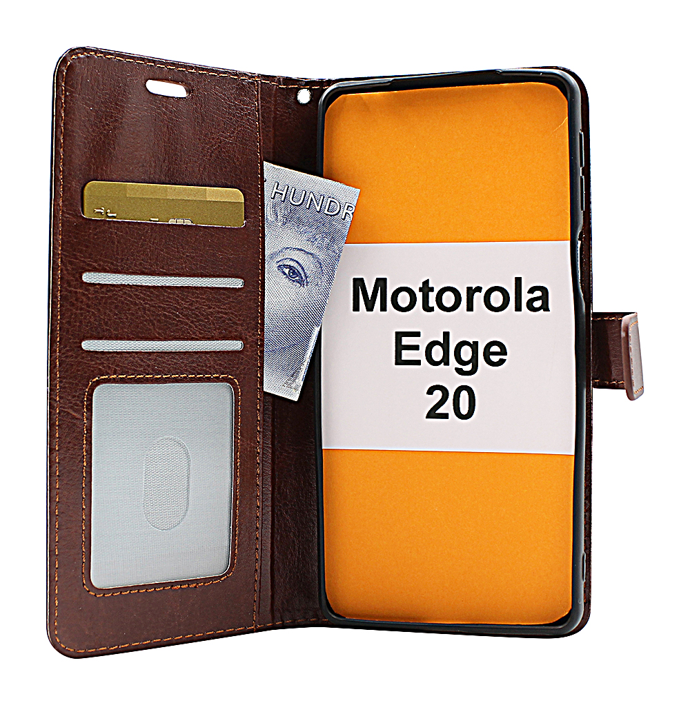 Crazy Horse Wallet Motorola Edge 20