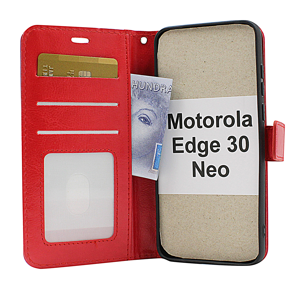 Crazy Horse Wallet Motorola Edge 30 Neo 5G