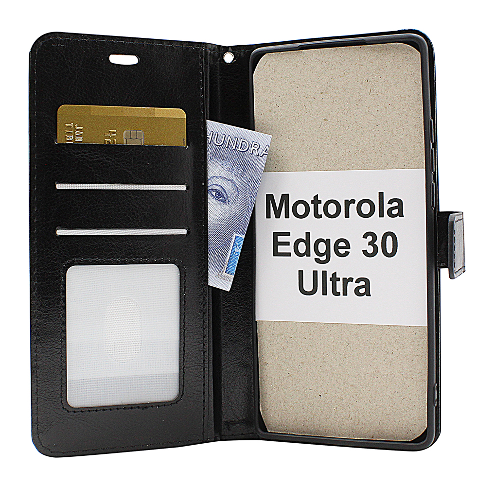 Crazy Horse Wallet Motorola Edge 30 Ultra 5G