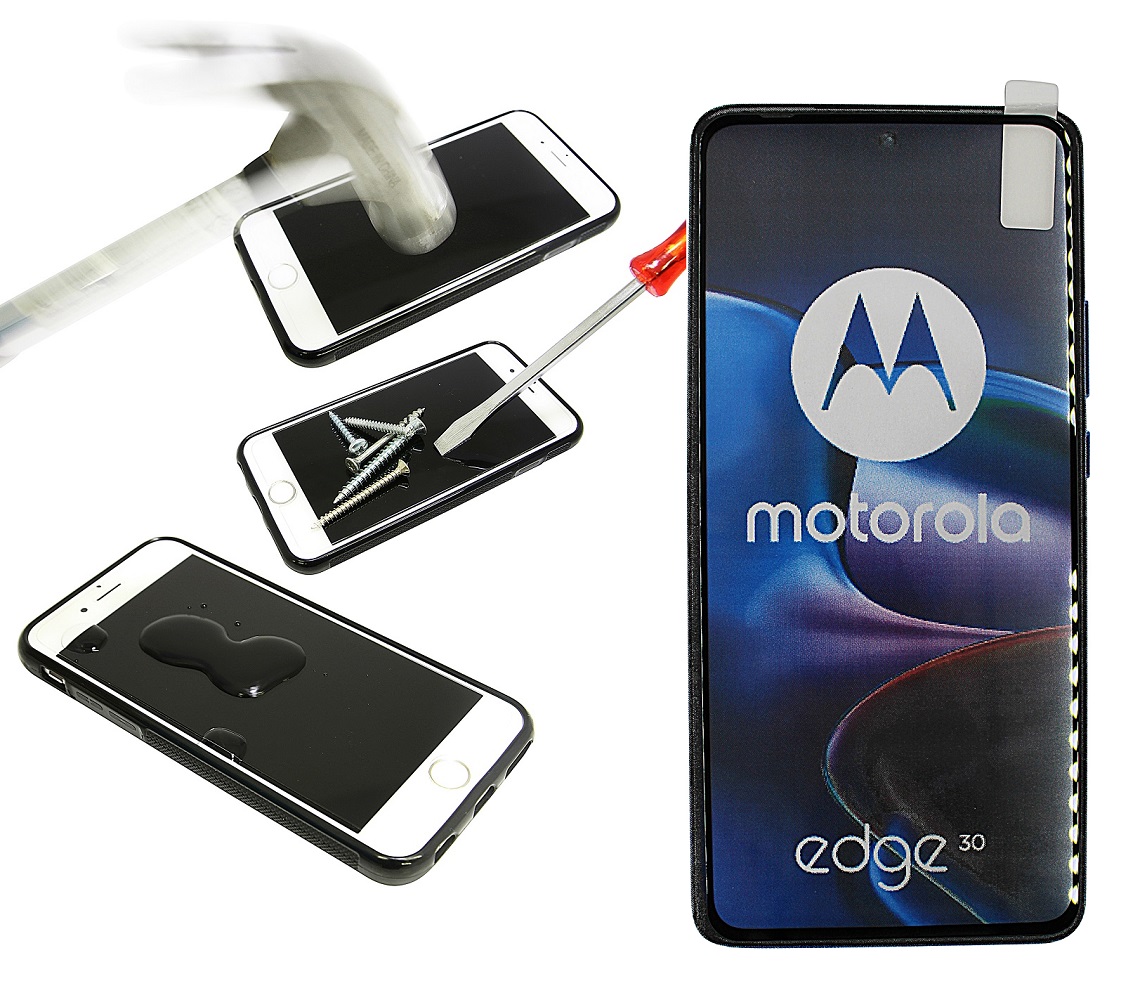 Full Frame Glasbeskyttelse Motorola Edge 30