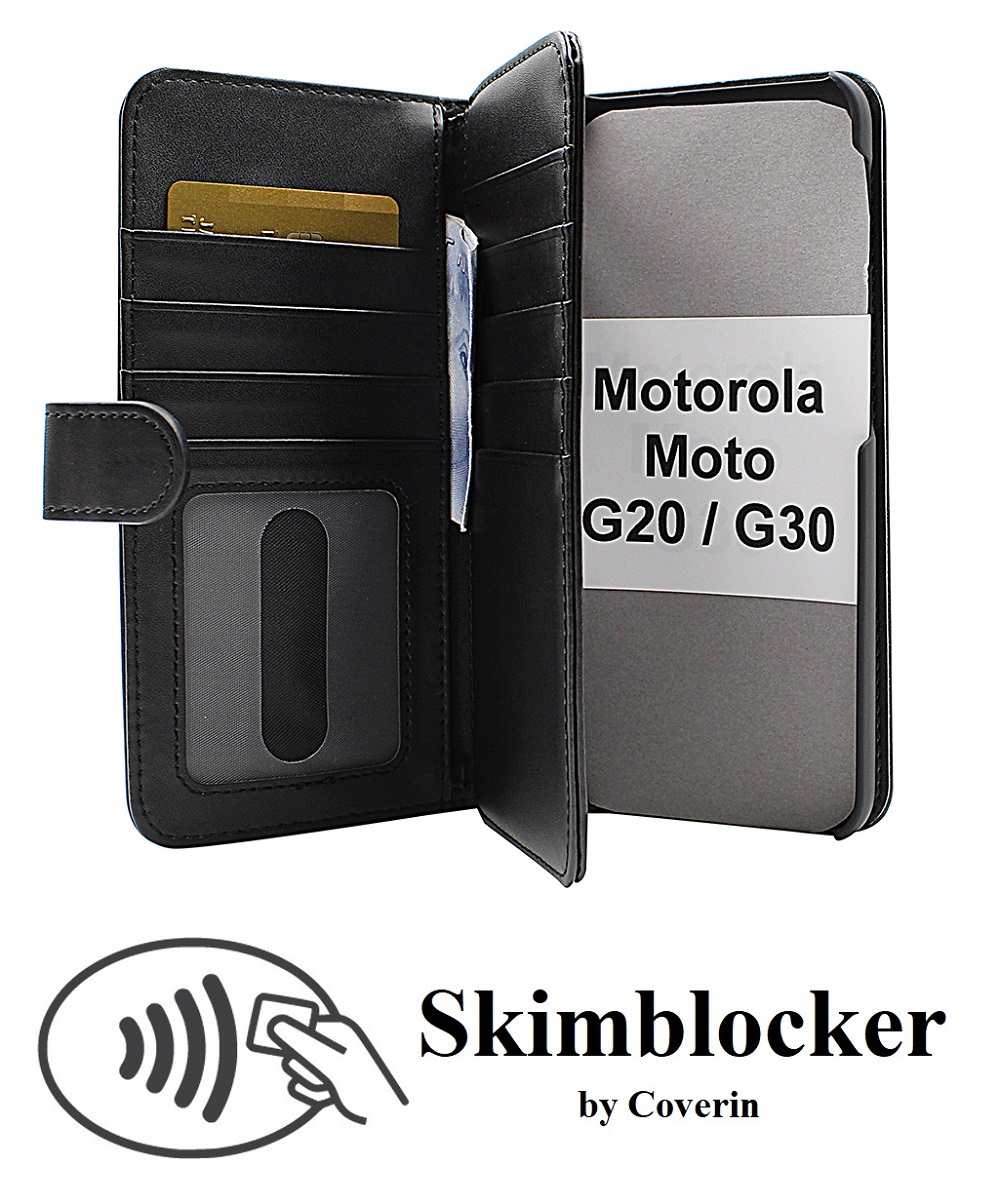 Skimblocker XL Wallet Motorola Moto G20 / Moto G30
