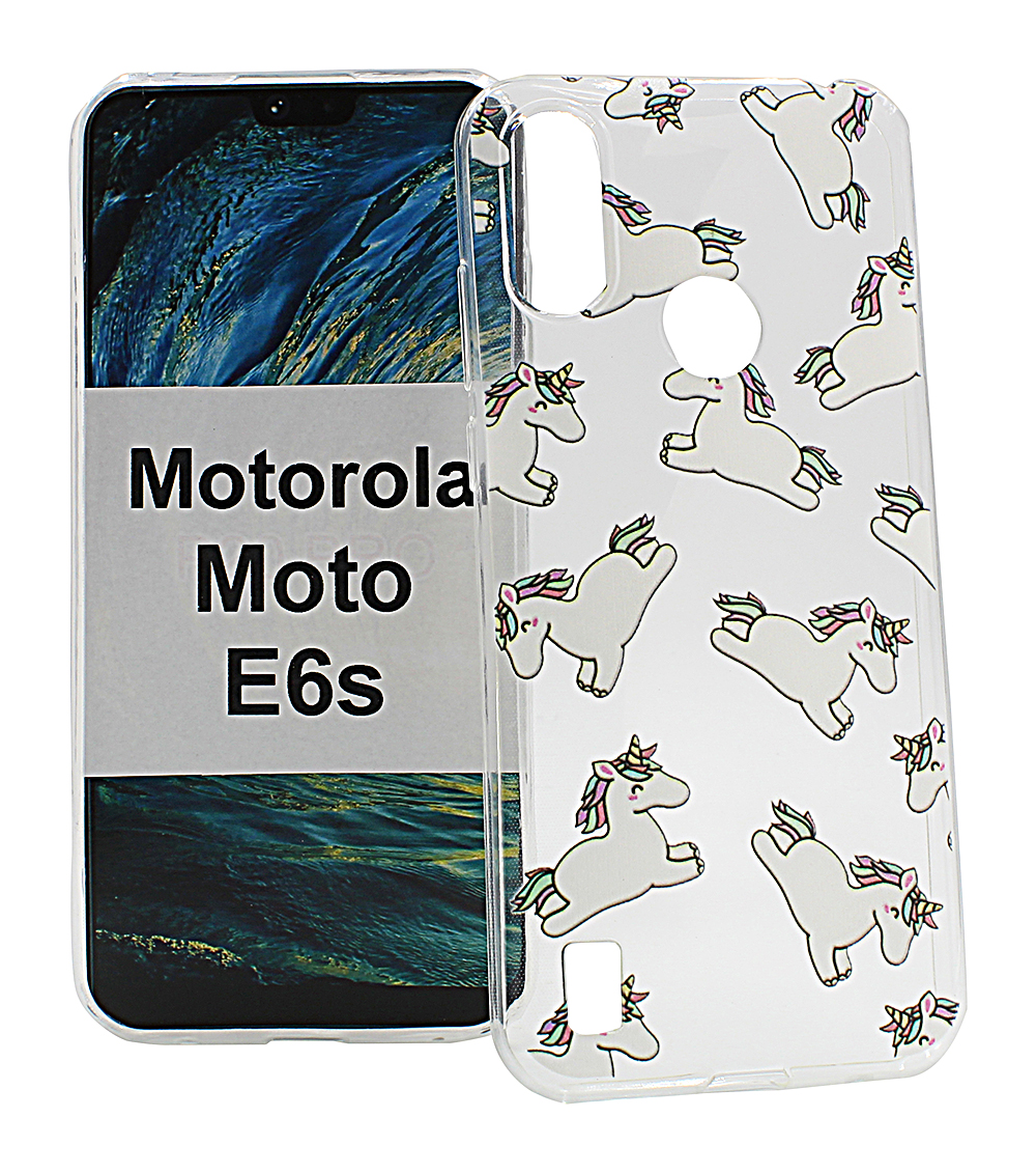 TPU Designcover Motorola Moto E6s