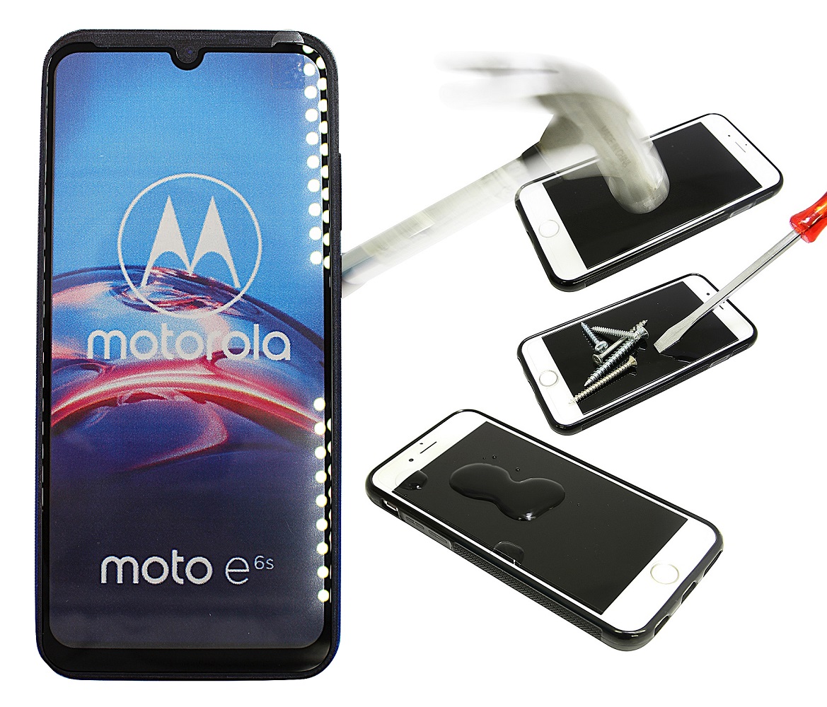 Full Frame Glasbeskyttelse Motorola Moto E6s