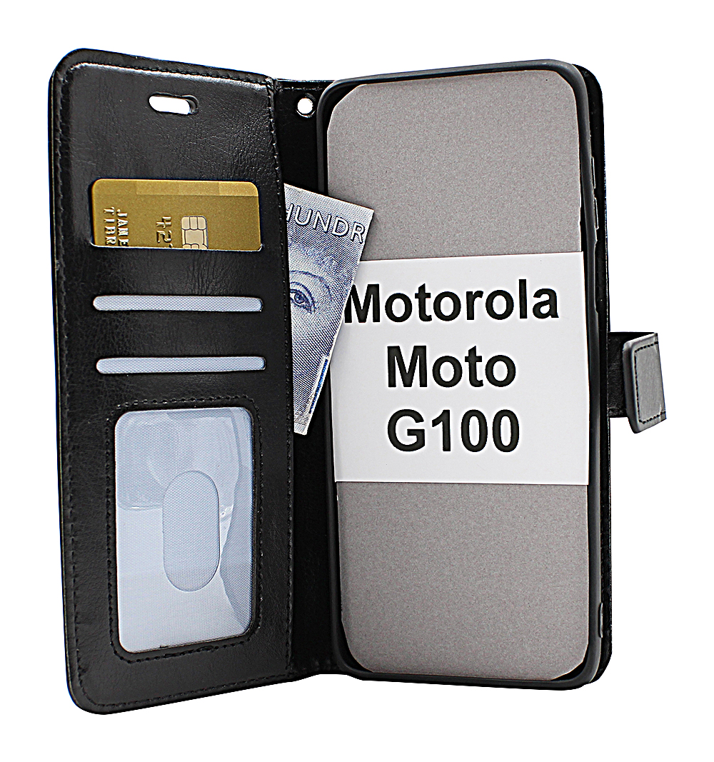 Crazy Horse Wallet Motorola Moto G100