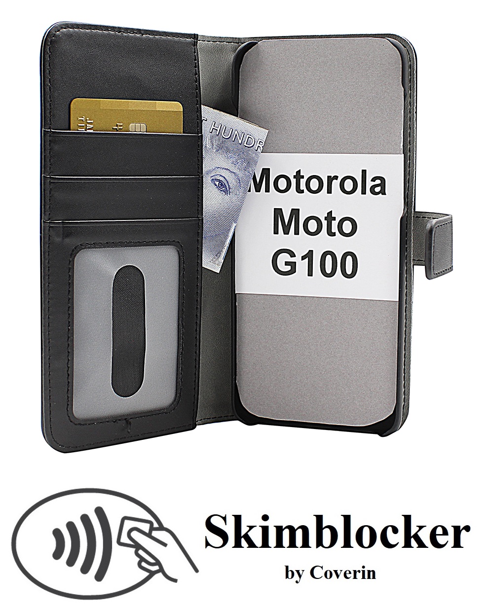 Skimblocker Magnet Wallet Motorola Moto G100