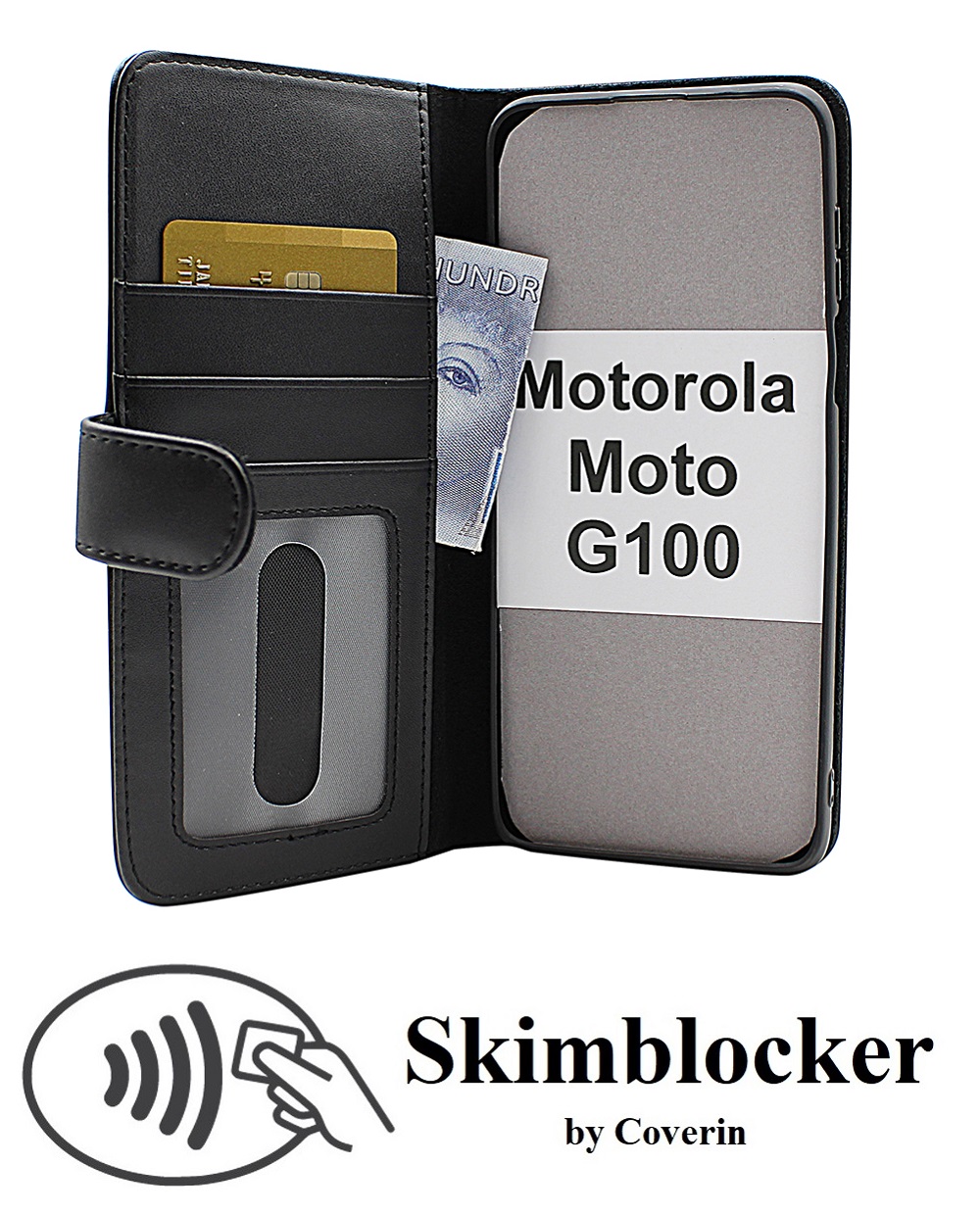 Skimblocker Mobiltaske Motorola Moto G100