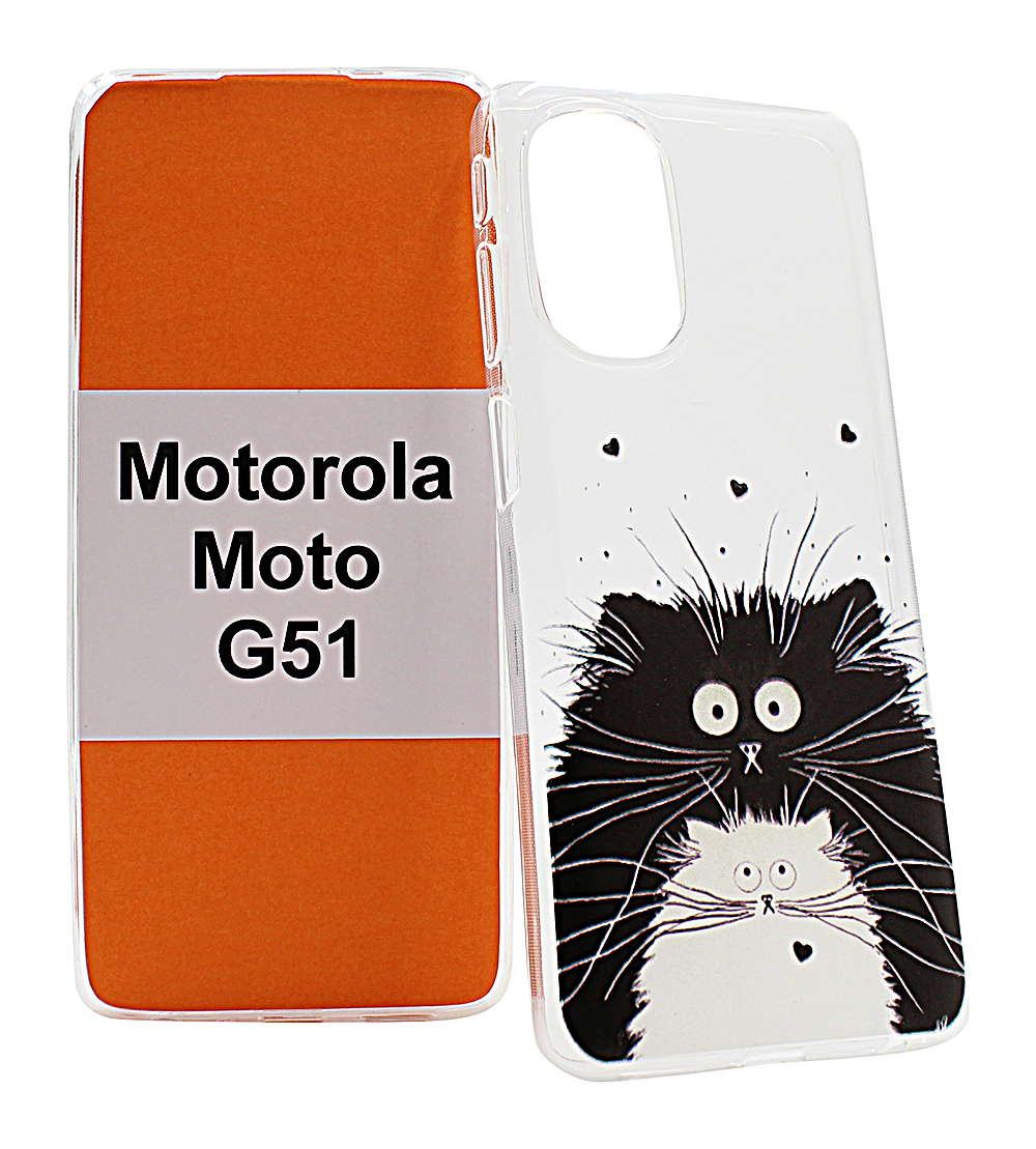 TPU Designcover Motorola Moto G51