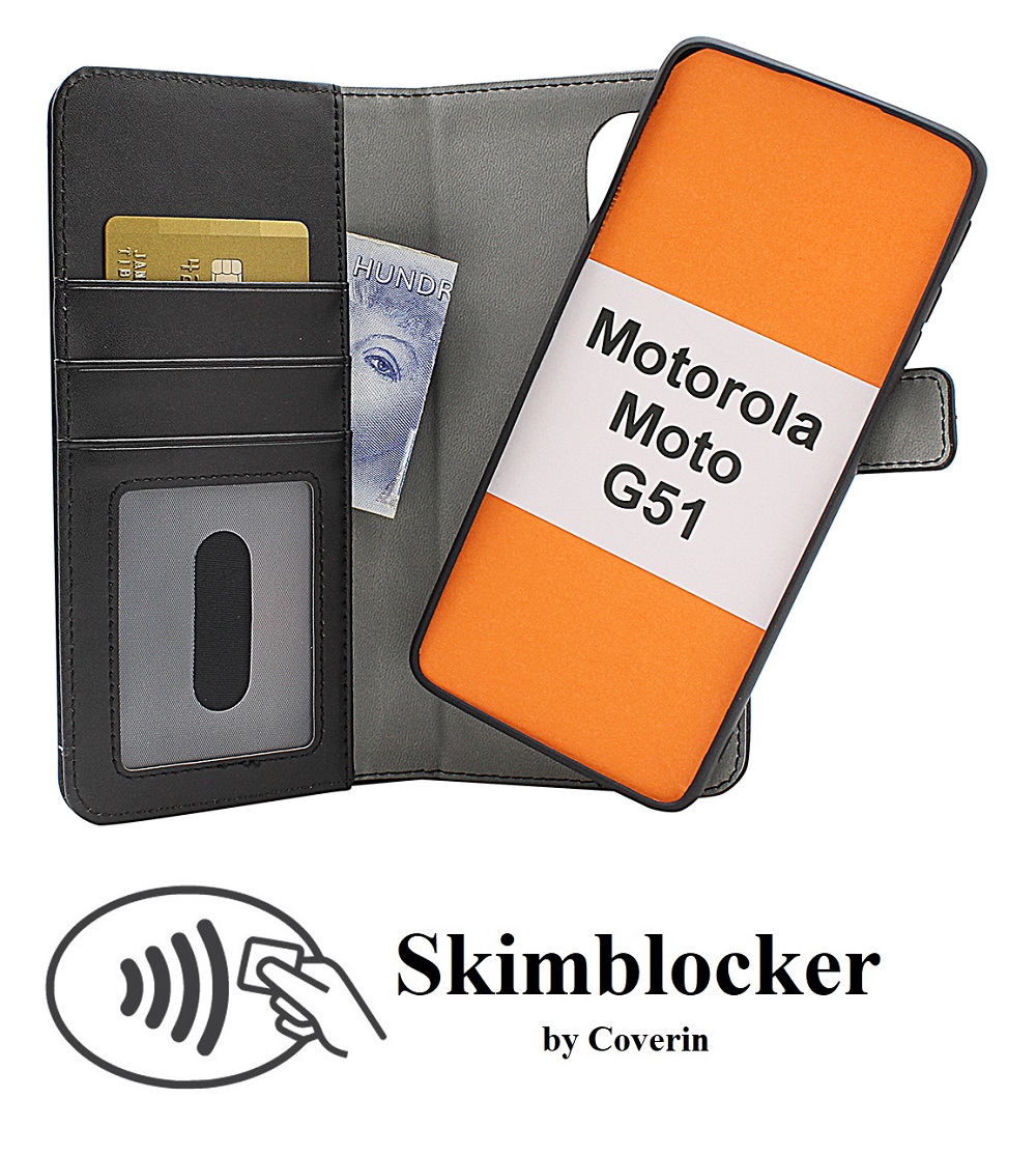 Skimblocker Magnet Wallet Motorola Moto G51