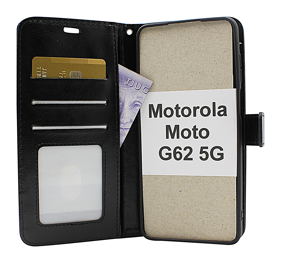 Crazy Horse Wallet Motorola Moto G62 5G