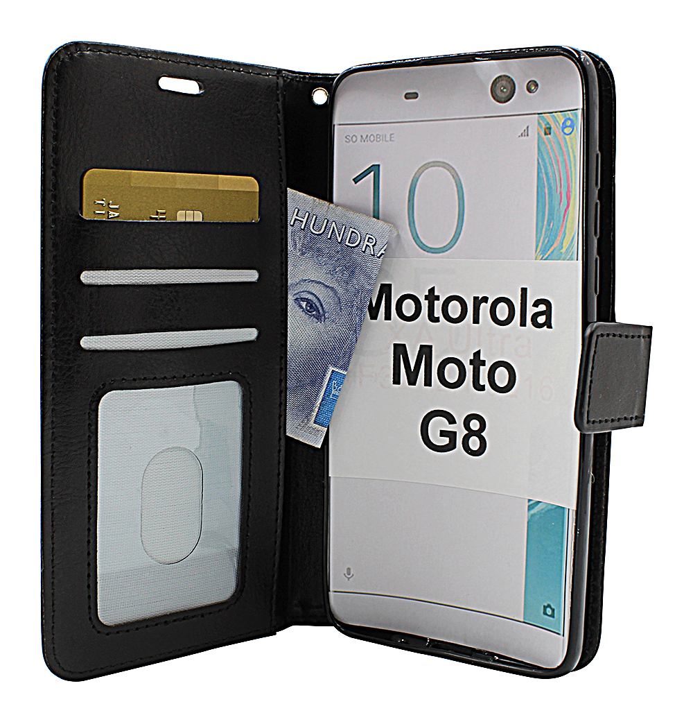 Crazy Horse Wallet Motorola Moto G8