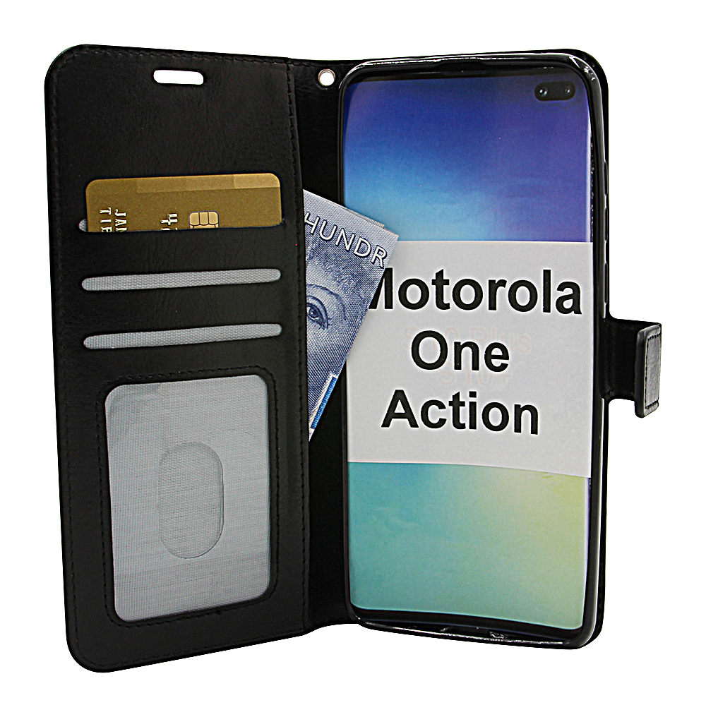 Crazy Horse Wallet Motorola One Action