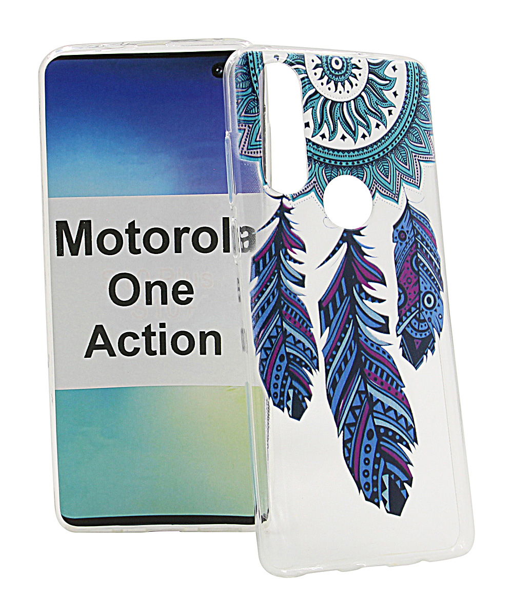 TPU Designcover Motorola One Action