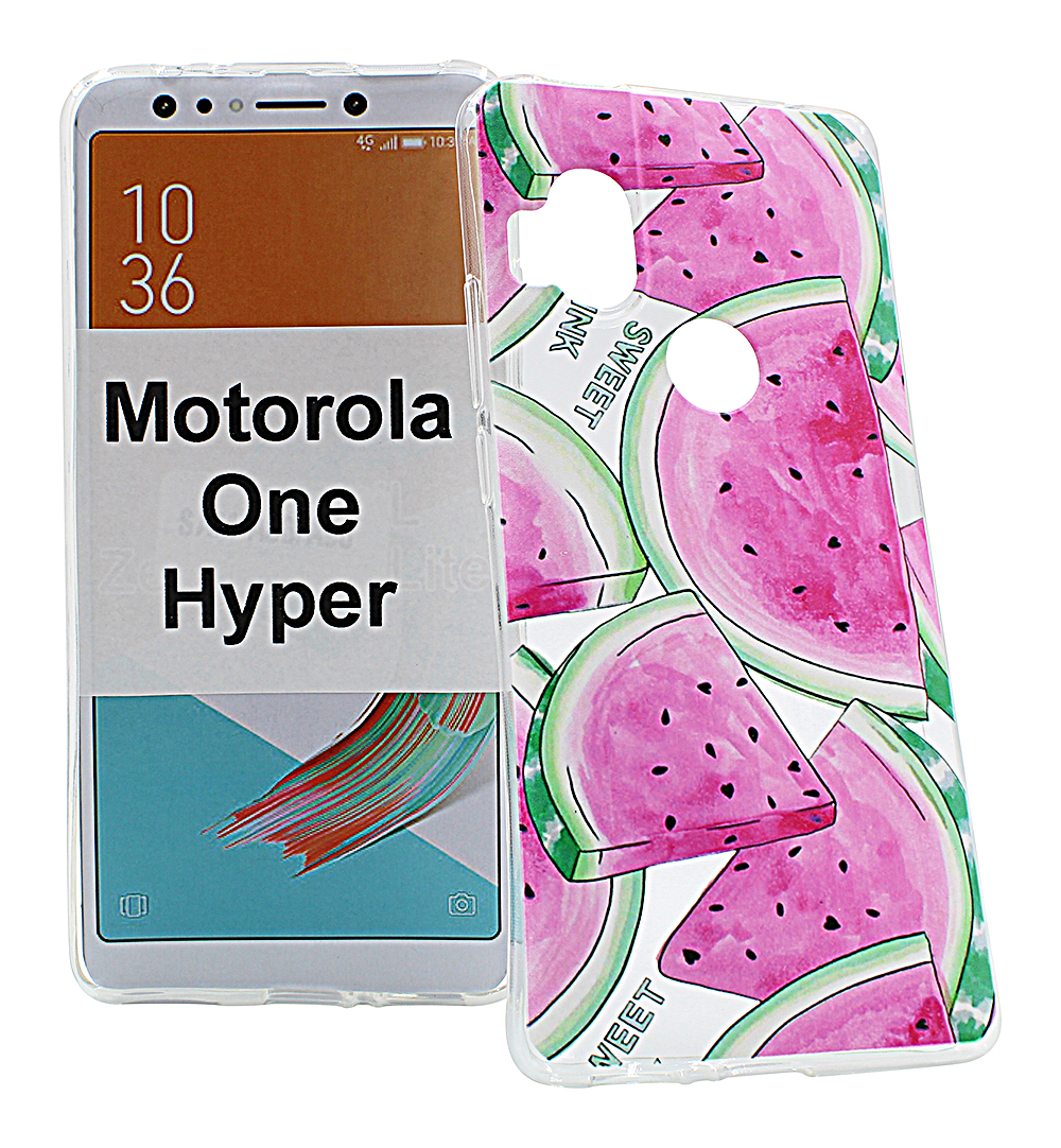 TPU Designcover Motorola One Hyper