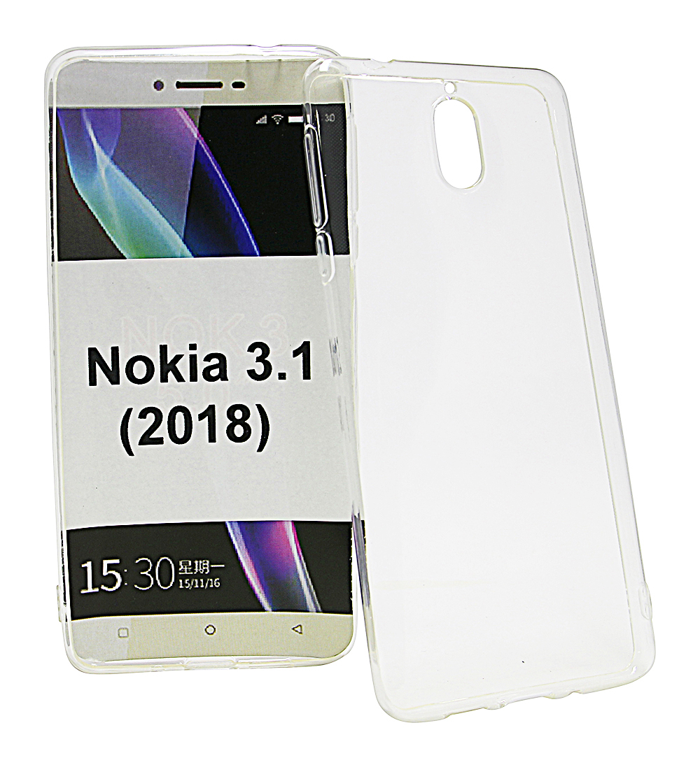 Ultra Thin Tpu Cover Nokia 3 1 18 Mobiltasken Dk