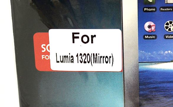 Skrmbeskyttelse Spejl Nokia Lumia 1320