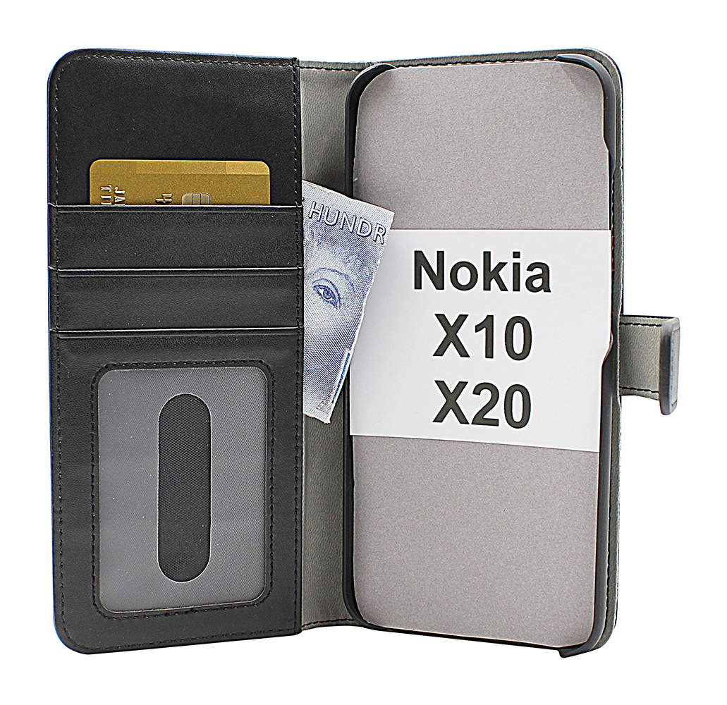 Skimblocker Magnet Wallet Nokia X10 / Nokia X20