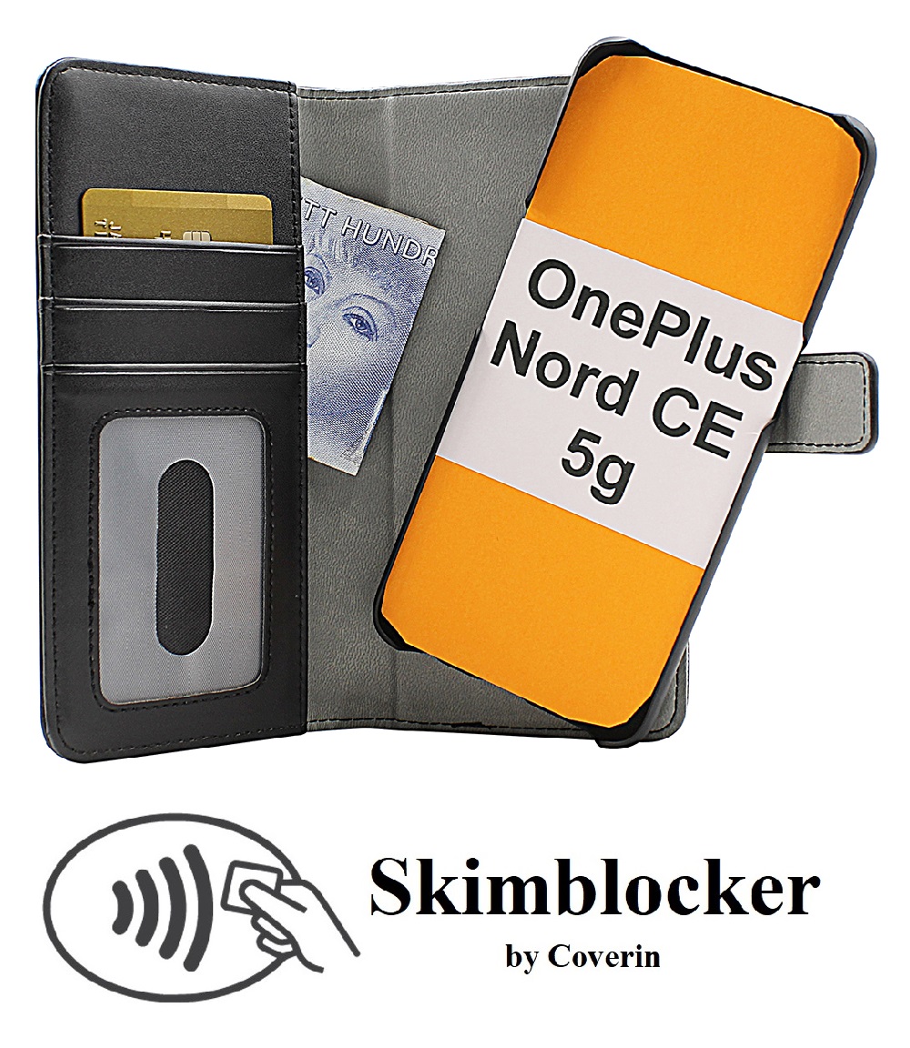Skimblocker Magnet Wallet OnePlus Nord CE 5G