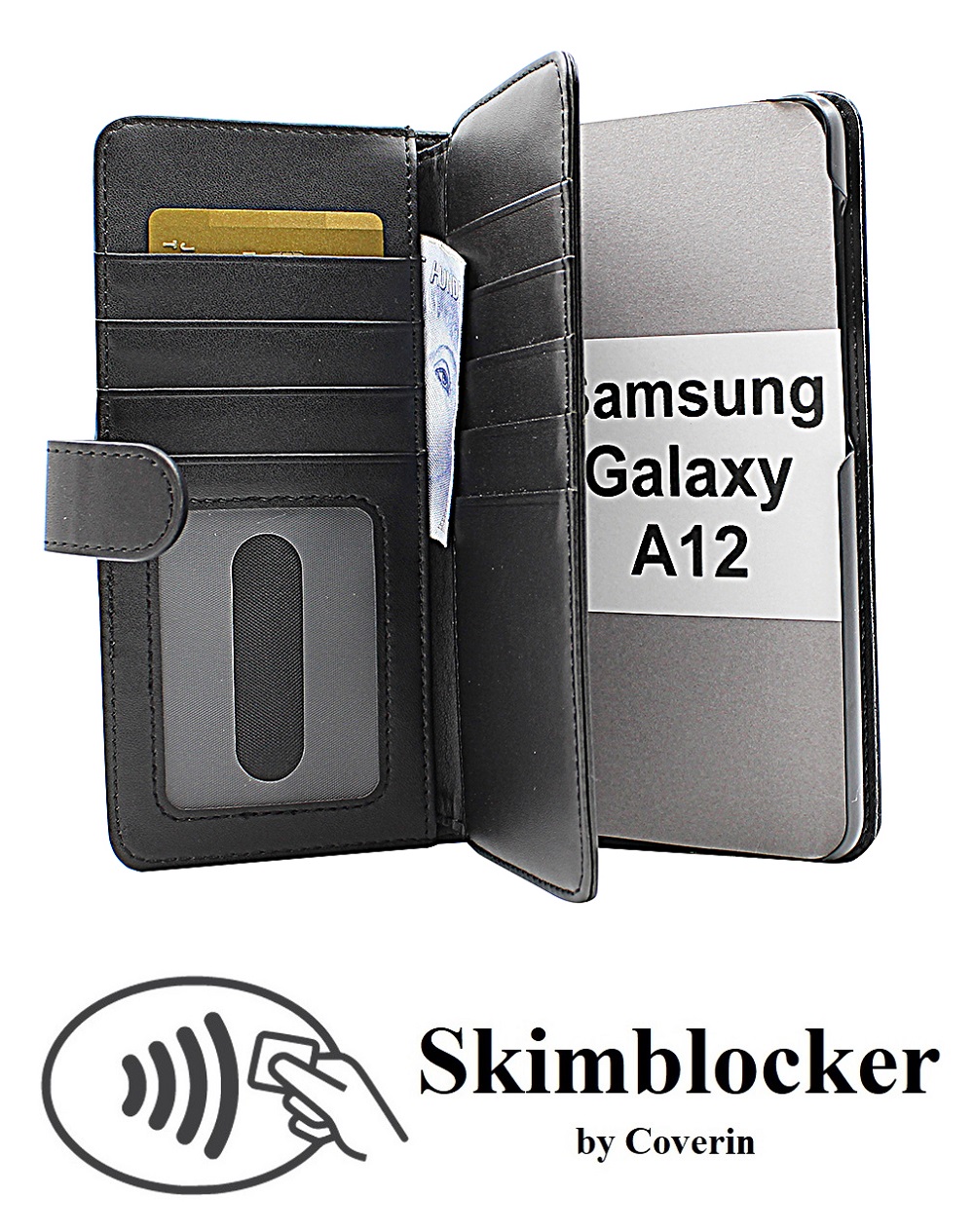 Skimblocker XL Wallet Samsung Galaxy A12