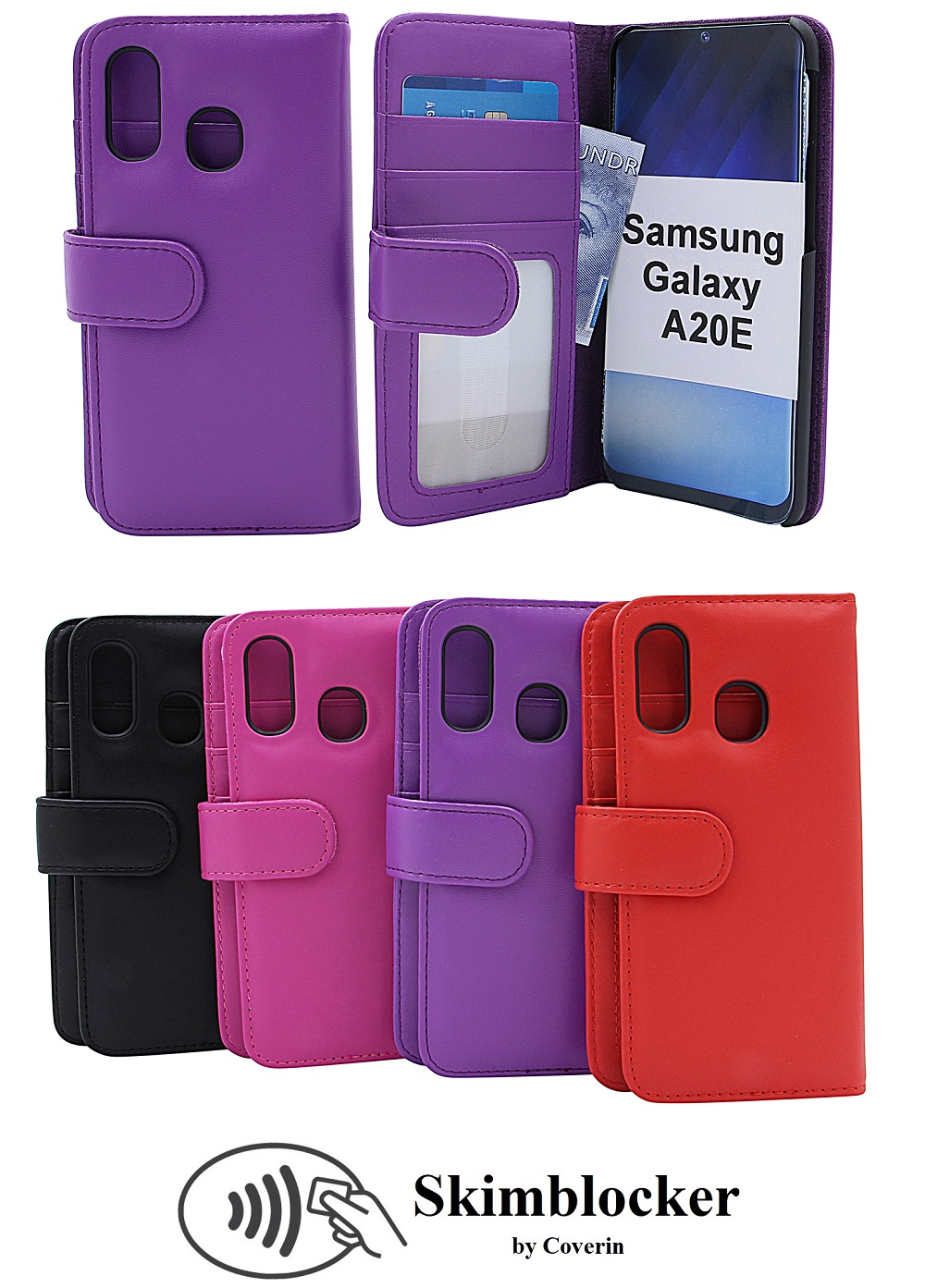 Skimblocker Mobiltaske Samsung Galaxy A20e (A202F/DS)