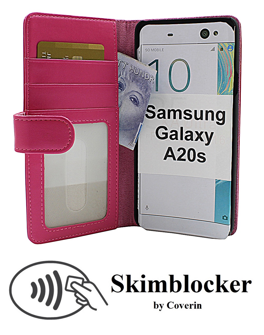 Skimblocker Mobiltaske Samsung Galaxy A20s (A207F/DS)