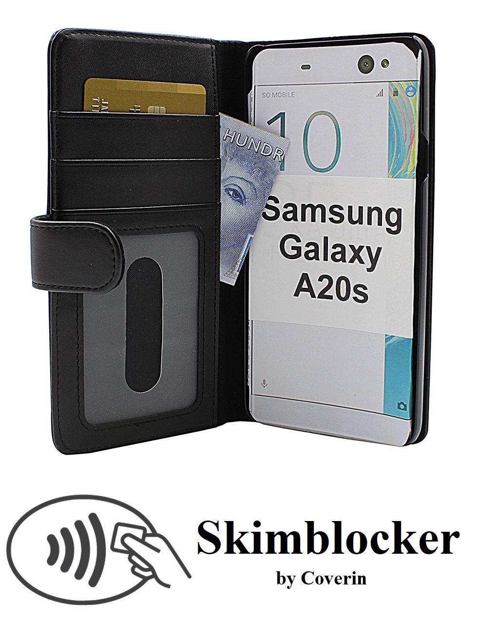 Skimblocker Mobiltaske Samsung Galaxy A20s (A207F/DS)