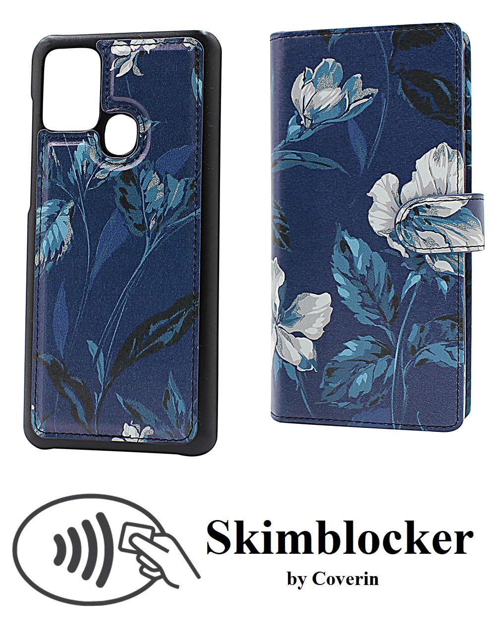 Skimblocker XL Magnet Designwallet Samsung Galaxy A21s (A217F/DS)